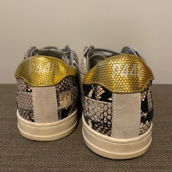 P448 Women's John Snakeskin Sneakers - Picture 8 of 14